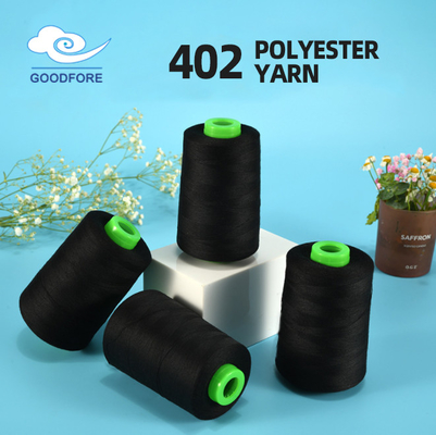 Il filo 402 603 del poliestere di Ring Spun 100 tinti colora il filato di cucito candeggiato